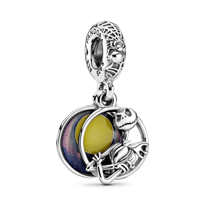 Charm colgante doble pesadilla antes de navidad de Disney