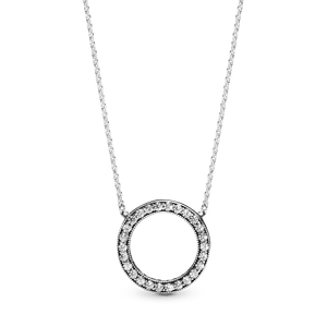 Collar Círculo con brillo Pandora Signature
