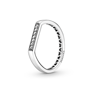 Anillo apilable Barra resplandeciente