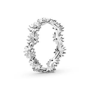 Anillo Corona de Margaritas Brillantes