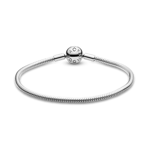 Brazalete cadena de serpiente con cierre redondo Pandora Moments