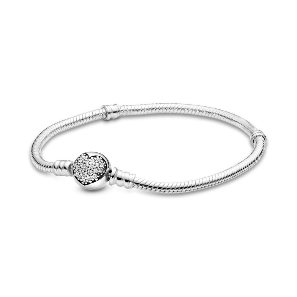 Pandora - Brazalete Pandora Moments cadena de serpiente con cierre de ...