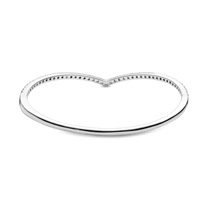 Brazalete rígido Hueso de los deseos deslumbrante