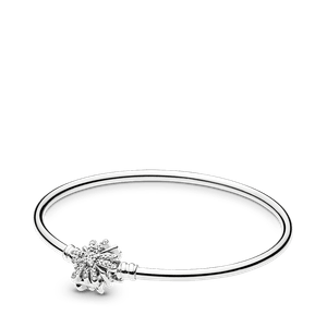 Brazalete Moments Silver Bangle Fireworks Clasp