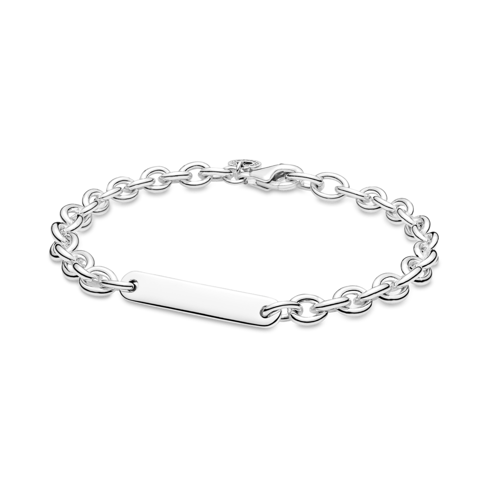 Brazalete De Eslabones Con Barra