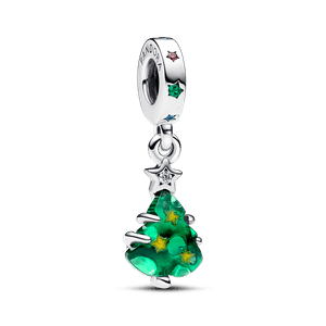 Charm Colgante Árbol de Navidad Brillante