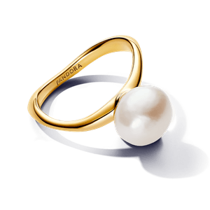 Anillo Perla Cultivada de Agua Dulce Barroca