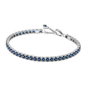 Brazalete Tenis Azul Brillante