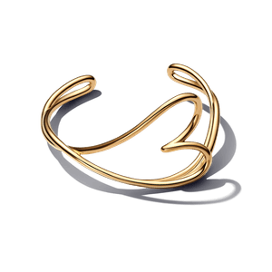 Brazalete Rígido Corazón Forma Orgánica