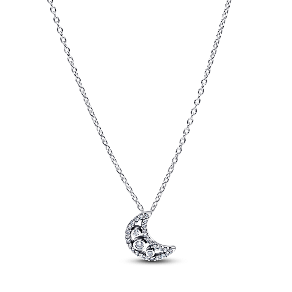 Collar con Colgante Luna Creciente