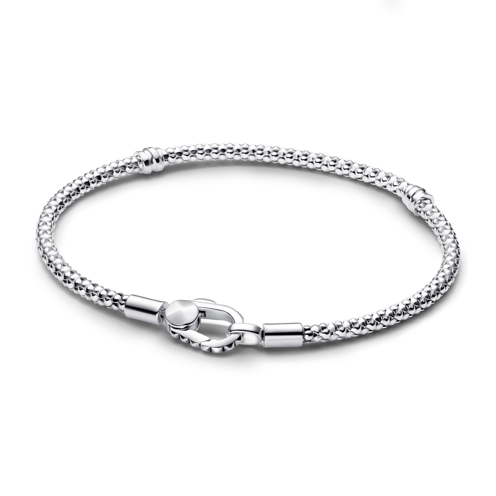 Brazalete Pandora Moments Cadena y Cierre con Tachuelas